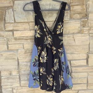 Free People Thought I Was Dreaming Floral Dress XS